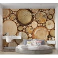 thumbnail image 6 of Tiptophomedecor Background & Patterns Wallpaper Wall Mural - Wood Grains, 6 of 8