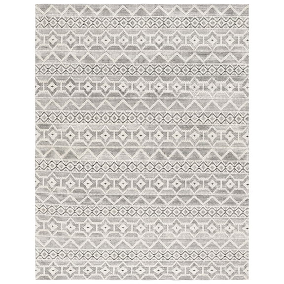 SAFAVIEH Marbella Freddy Southwestern Area Rug, Gray/Ivory, 8' x 10'