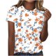 thumbnail image 1 of Fiudx Tops para Mujer Camiseta Estampada Informal y de Moda para Mujer con Cuello Redondo y Top de Manga Corta, 1 of 2