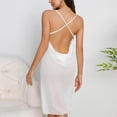 thumbnail image 7 of PBFRDSJ Sexy Nightgown for Women Sheer Mesh Solid Slip Dress V Neck Backless Romantic Loungewear, 7 of 7