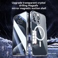 thumbnail image 6 of Dteck for iPhone 16 Case Compatible with MagSafe, Scratch-Resistant Hard PC Crystal Clear Phone Case with All-Inclusive Camera Lens Protector for iPhone 16,Blue, 6 of 6