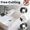thumbnail image 3 of Xecao Double Exposure Cat Forest for Kitchen Sink Splash Guard Faucet Mat , Faucet Guard & Draining mat, (15" X 5.5" ), 3 of 7