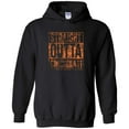 thumbnail image 2 of UGP Campus Apparel Straight Outta Cincinnati - Ohio Football Hometown Pride Hoodie - Medium - Black, 2 of 6