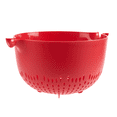 thumbnail image 2 of Mainstays 4 Quart Colander, Red, 2 of 10