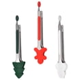 thumbnail image 4 of 3pcs Kitchen Tongs Stainless Steel Tongs with Silicone Tips Cooking Tongs, 4 of 9
