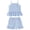A03-Blue, variant on Xyant Toddler Baby Girl Clothes Knit Floral Fly Sleeve Tops Shorts Cute Summer Spring Outfits Infant Baby Girl Clothing Set,Size 18-24 Months