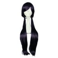 thumbnail image 1 of Unique Bargains Pelucas de cabello humano para mujer 33 Deep Blue pelucas con gorro de peluca, 1 of 8