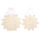 thumbnail image 2 of 5 piezas flor de Chip Slice artesanía colgante placas para boda cartel de bienvenida ventana de delantera, 2 of 9