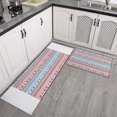 thumbnail image 2 of Christmas Folk Pattern Kitchen Rugs Sets Of 2,Anti Fatigue Kitchen Mat Rugs Non Slip Washable,Decorative Kitchen Floor Mats for Kitchen,Sink,Laundry,17"x30"+17"x47", 2 of 7