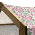 thumbnail image 4 of Garden Art Pet House, Botanical Daisy Wildflowers Pattern Vintage Nature Blossom, Outdoor & Indoor Portable Dog Kennel with Pillow and Cover, 5 Sizes, Mint Green Pale Pink, by Ambesonne, 4 of 4