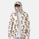 thumbnail image 2 of Fotbe Mushroom Chaqueta con Protección Solar UPF 50+ para Hombre y Mujer, Camisa con Capucha y Bolsillos-Small, 2 of 7