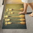thumbnail image 2 of Dreamtimes Toiletry Mat Cute Giraffes Print, Luxury U-Shaped Toilet Rug, Soft Comfortable Contour Mat for Bathroom Floor, 17.3"x13.4", Non-Slip Absorbent Bath Carpet, Dry Quickly, Machine Washable, 2 of 4