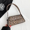 thumbnail image 3 of Bolso de cuero de PU para axila impermeable para mujer Color sólido estampado de leopardo Y2K bolsos de viaje, 3 of 9
