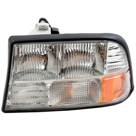 Gmc Jimmy Headlight Headlamp Drivers Headlight Headlamp Replacement for GMC Jimmy Sonoma Pickup Oldsmobile Bravada 16526227 ()