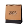 thumbnail image 1 of Calendario de escritorio perfecl mensual papel pequeño negro, 1 of 8