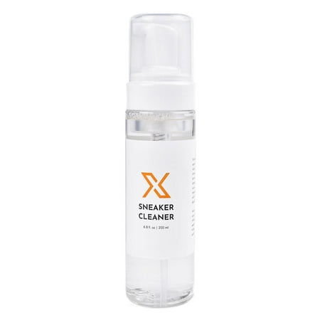X Sneaker Cleaner Natural Foaming Solution, 6.8 oz - Shoe Cleaning Formula for all Materials and (Best Gym Shoe Cleaner)