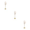 thumbnail image 4 of kurtrusly Earring Display Stand Human Ear Model Organizer Holder Showcase Stud Jewelry Left Ear White Height: 18cm 3Set, 4 of 6
