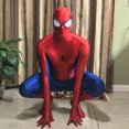 thumbnail image 3 of NUEVO disfraz de Spiderman de Peter Parker, disfraz de superhéroe de licra con estampado 3D, disfraz de Halloween, monos de araña para adultos y niños, 3 of 4