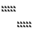 thumbnail image 2 of Wweixi 10 Pcs Support de Tapis de Sol pour Voiture Remplacement Véhicule Portable Clip de Fixation de Tapis Accessoires de Modification 2Set, 2 of 6