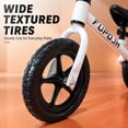 thumbnail image 6 of FUPOJH 12" Kids Balance Bike, Adjustable, EVA Silent Tires, Toddlers Ages 2-5,White, 6 of 10