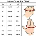 thumbnail image 2 of True Sailors Sailing Gloves Yachting Dinghy Rope Fishing Tool Outdoor Glove Cut Finger White / Blue XL, 2 of 8