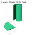 thumbnail image 3 of Heat Shrink Tubes 160mm Flat Width Wrap for Dual Layer 18650 3 Meter Green, 3 of 4