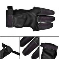 1pc 3-Finger Archery Glove Guard Protector for Recurve Straight Bow Shooting Accessory, Archery Protective Glove, Archery Finger Glove