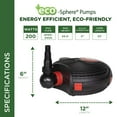 thumbnail image 2 of Alpine Corp PUR5400C 33 ft. Eco-Sphere Pump with Controller Cord, 2 of 5