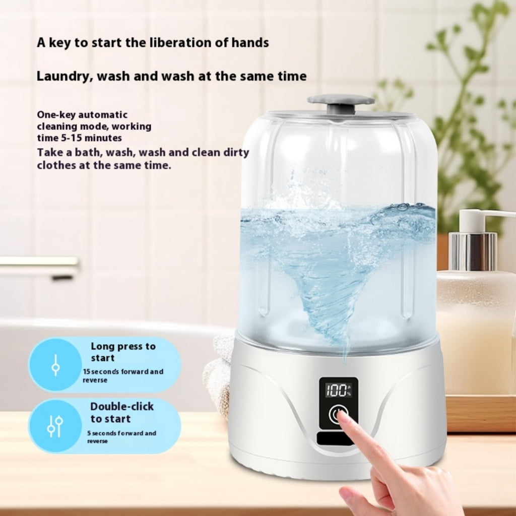 Portable Cordless Mini Washing Machine For Underwear Socks Baby Clothes Travel