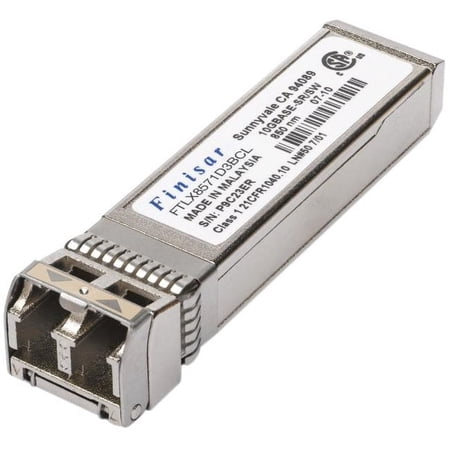 Finisar 10GBASE-SR/SW 400m Multimode Datacom SFP+ Optical Transceiver price history on PriceWatchPro
