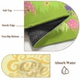 thumbnail image 6 of Kitchen Mats for Floor 3x5 Ft, Happy Easter Non Slip Area Rugs for Kitchen Bedroom Entryway, Rabbits Eggs Spring Daisy Floral Grass Yellow Washable Carpet Runner Rug Floor Mats for Bedroom, 6 of 8