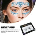 thumbnail image 5 of Linyer Eye Gems Rhinestone Stickers Self Adhesive No Glue Body Face Makeup Jewelry DIY for Women Wedding Party Accessory Supplies HF-112 White AB, 5 of 7