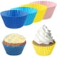 thumbnail image 3 of Moldes de silicona antiadherentes reutilizables para hornear, moldes para pasteles, accesorios de cocina, herramientas para hacer pasteles (paquete de 10) (amarillo), 3 of 5