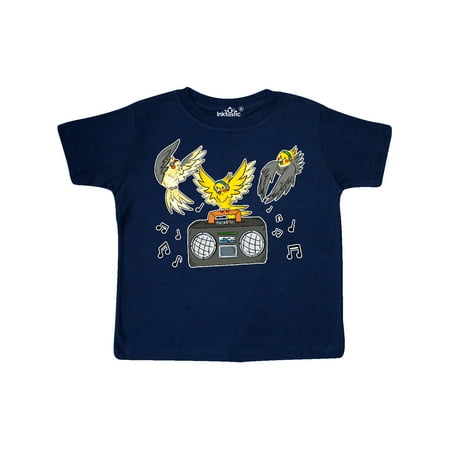 

Inktastic Jamming Cockatiels Gift Toddler Boy or Toddler Girl T-Shirt