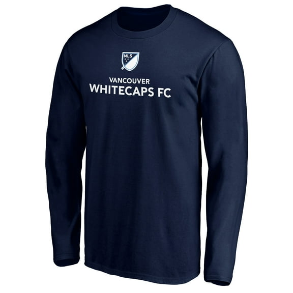 Men's Royal Vancouver Whitecaps FC Shielded Long Sleeve T-Shirt