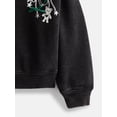 thumbnail image 3 of Wonder Nation Girls Fleece Crewneck Sweatshirt, Sizes 4-18 & Plus, 3 of 3