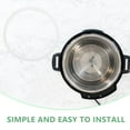 thumbnail image 3 of LOLIPPYY 1Set Pressure Cooker Rubber Parts White for Preventing Leaks 9.45X9.45X0.24In, 3 of 8