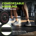 thumbnail image 5 of HANDBODE Olympic Barbell Bar 4 ft Weightlifting Bar for Powerlifting, Bench Press, Deadlift, Squat - 500 lb Capacity, Home & Gym Strength Training, Black, 5 of 10