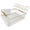 White, variant on Space Saving Dish Drainer With Rusts Resistant Frame Efficient Utensils Drying Rack For Small Kitchen Organization