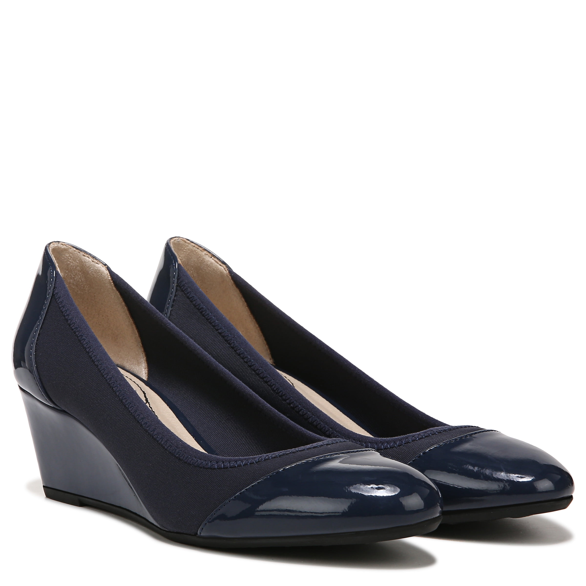 LifeStride Women's Juliana Cap Toe Wedge - Narrow, Medium, & Wide Width Available