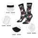 thumbnail image 5 of Balery Watercolor Floral Calcetas Largas con Estampado para Hombre y Mujer – Suaves y Transpirables, Talla Única (US 5-11), 5 of 6
