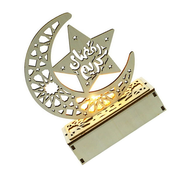 Matsuzay 2021 caliente Eid Mubarak Ramadán Gulbang cuadrado rectángulo lámpara LED decoración artesanía musulmana fiesta Festival luces Kits de decoración para fiestas No.10 Matsuzay HA004307-10