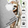 thumbnail image 2 of 2x3 Rug, Sloth Door Mat Washable Non Slip Soft for Entryway, Cute Cartoon Animal Rug, Kids Nursery Carpet, Sloth Home Decor & Gifts, 2 of 7