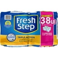 Fresh Step Triple Action Scented Litter, Clumping Cat Litter, 38 lbs