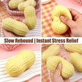 thumbnail image 6 of Peanut Squishies Crunchy, Realistic Peanut Ball Relieve Stress and Anxiety, Party Favor Slow Rise Pressure Release Toys, Yellow, 6 of 8
