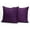 Purple Grape, variant on Microsuede Deco Pillow - Chocolate  18x18 Feather and Down Filled Pillows