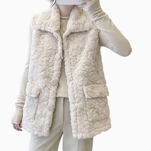Veste d'Hiver Décontractée pour Femmes, Mode, Mi-Longue Intégrée