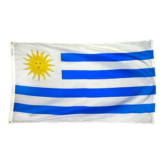 3x5' DURAWAVEZ URUGUAY NYLON FLAG CH&G
