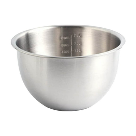 Cooking Utensils Stainless Steel Whisk Bowl with Scale for Baking Household Mixing Cooking Use and Kitchen Accessory – in Various Capacities for Versatile Needs