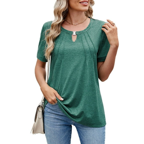 Womens Tops Basic Tops for Women Pack 2025 Womens Tops Shirts for Women Trendy Casual Tshirts Shirts for Women Shirts for Women